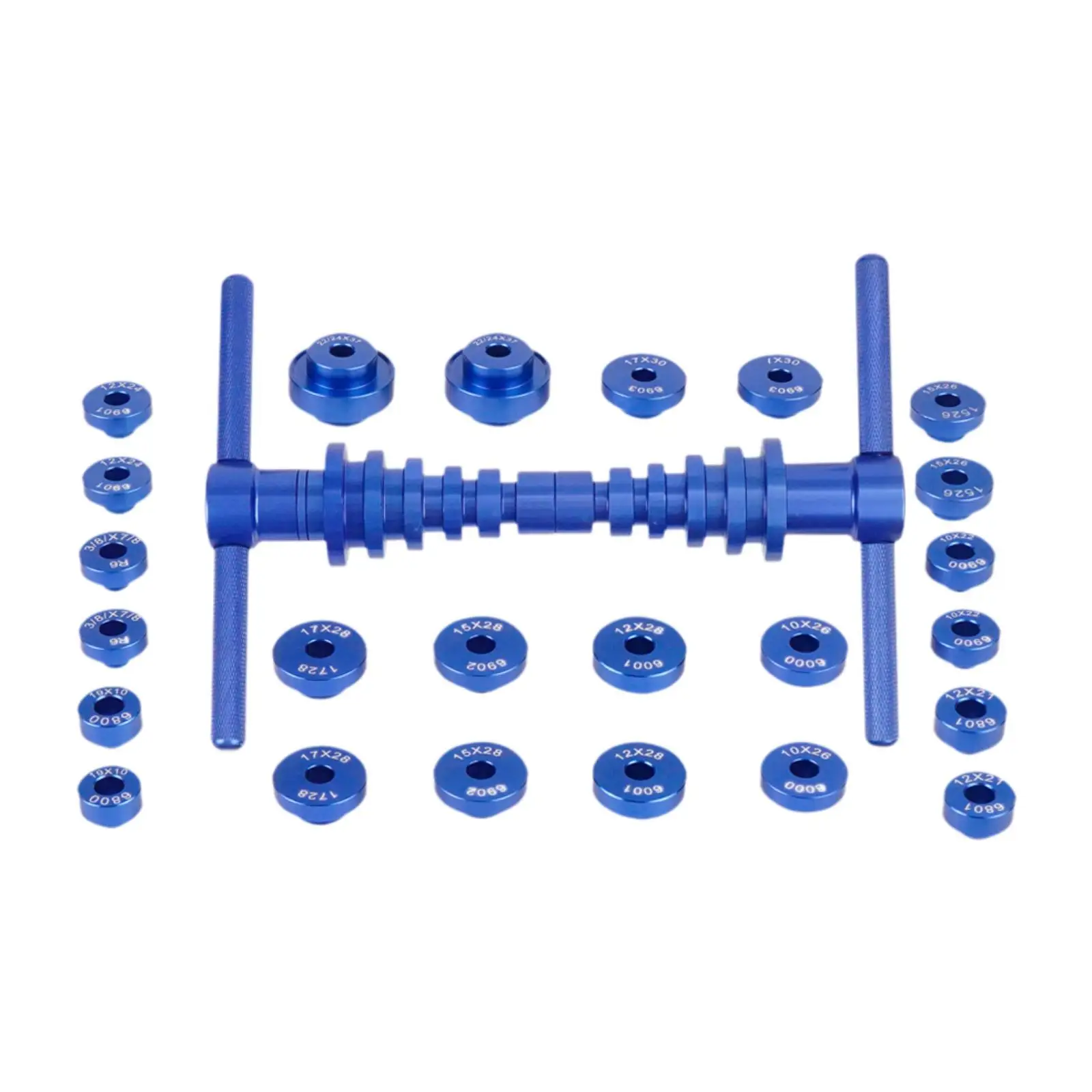 

Bike Hub BB Axis Installation Set Universal Tools Blue for Wheels Assembly Tool Tapered Press Block Turning Point Tool