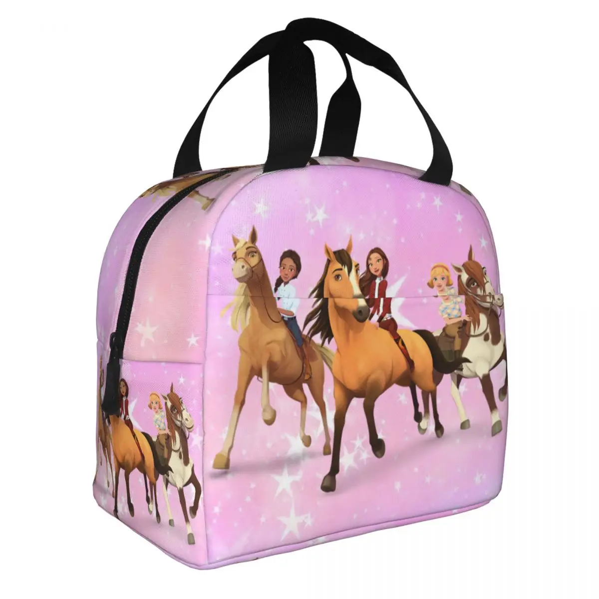 Spirit Riding Free Insulated Lunch Bag for Women Children Portable Cooler Thermal Lunch Box Work School Picnic Food Tote Bags