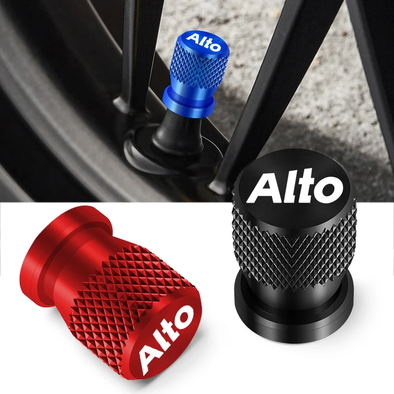 

For Suzuki Alto Car Wheel Tire Valve Caps Tyre Stem Covers Airdust Waterproof Accessories