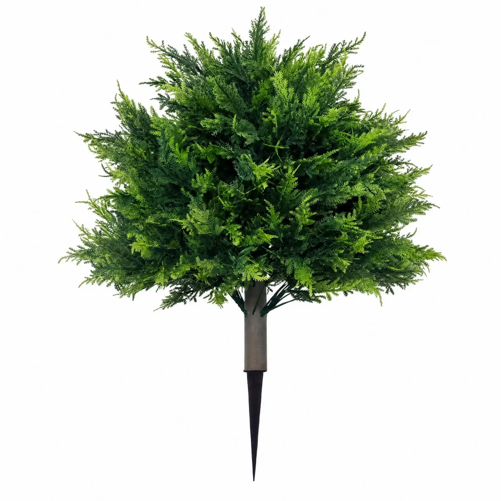Evergreen Fake Conifer Outdoor Greenery Decor No Watering Needed Garden Stake for Patio Flower Bed Lawn