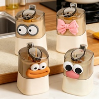 Toothpick Holder Cute Automatic Pop-up Toothpick Holder Dispenser, Pop Up Automatic Cute Toothpicks Container Kitchen Livingroom