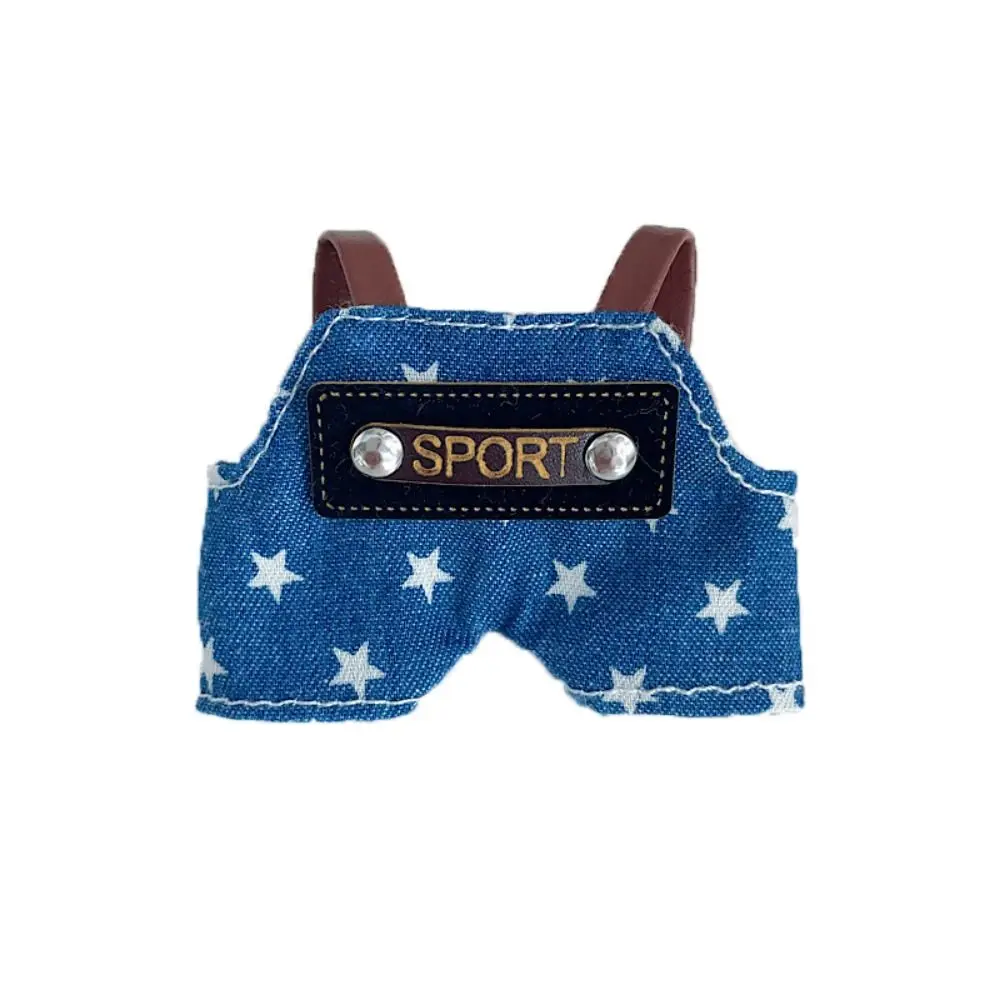Jeans Doll Skirt Overalls Multi-color DIY Accessories Strap Skirt Clothes Handmade Bear Doll Overalls