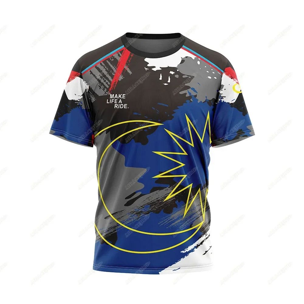 For BMW Motorcycle Touring T-Shirt Motorrad Ride Classic Adventure Racing Cold Feeling Summer Quick-Dry Short Sleeved