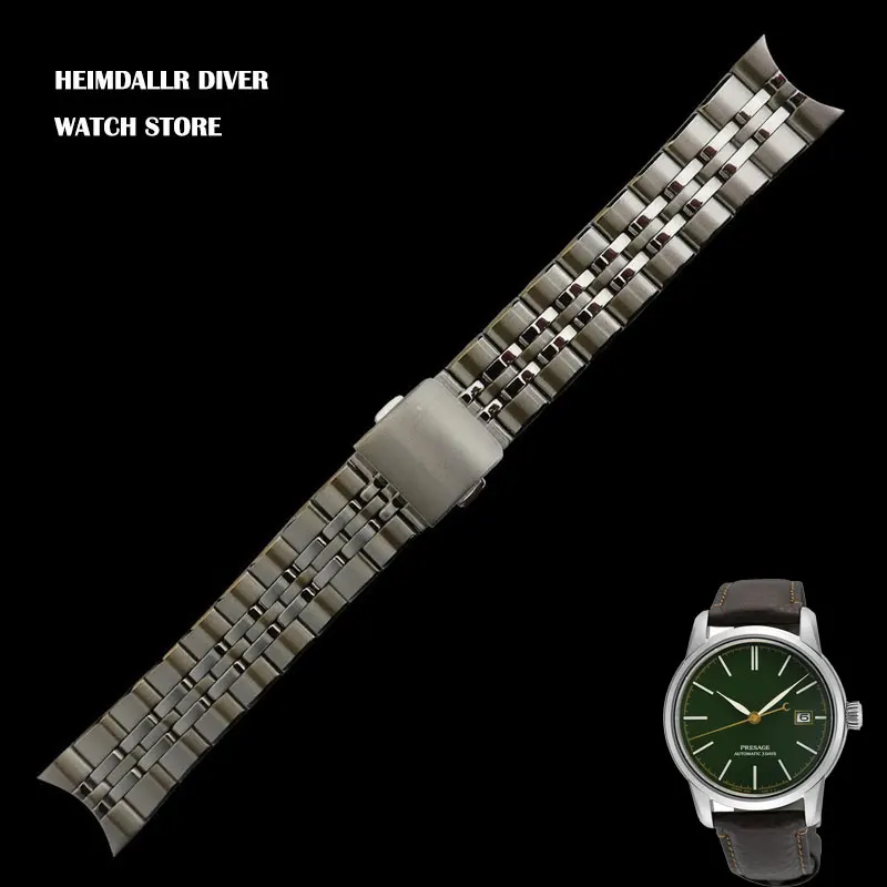 

Watch Parts 20mm Width Stainless Steel With Super Hard Coating Watch Bracelet Fit For SPB407/SPB403/SPB405 Craftsmanship Watch