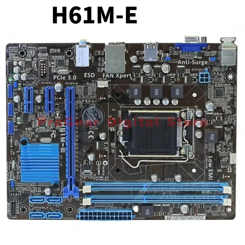 

Used for ASUS H61M-E LGA 1155 DDR3 mATX Motherboard for Intel 2nd/3rd Gen Core i7/i5/i3/Pentium/Celeron Processors