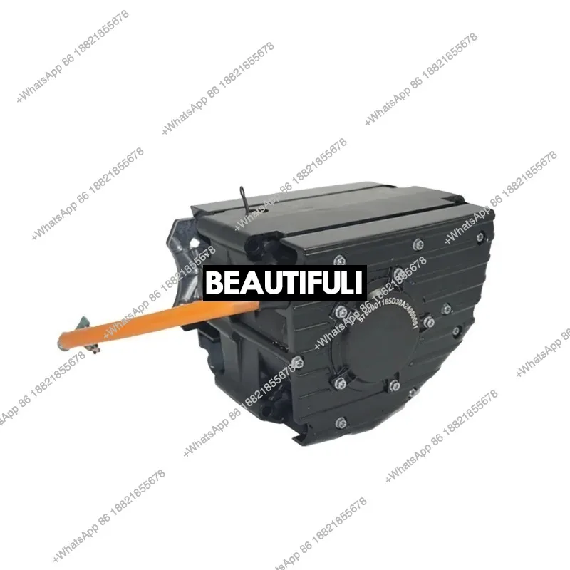 165 3500W 72V 30H V3 with 1:2.35 Gear Box Encoder PMSM Mid Drive Motor