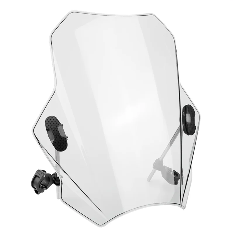 

Motorcycle Windscreen For MT07 MT09 HONDA CBR600RR CB1000R GXSR 600 750 BMW Ducati Adjustable 43X40cm