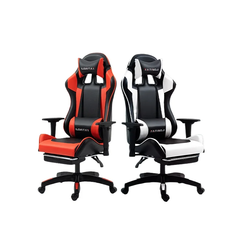 Gaming Chair for Esports and Office Use Ergonomic Reclining Computer Chair with Massage Function Swivel Lumbar Support Home