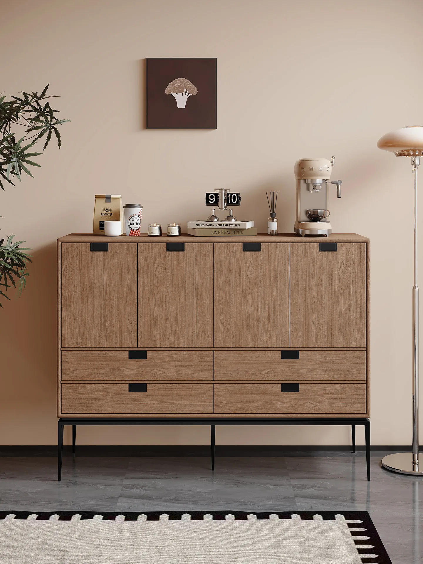 

PYJ Minimalist Home Dining Sideboard Modern Minimalist Living Room Storage Tea Restaurant Wine Cooler