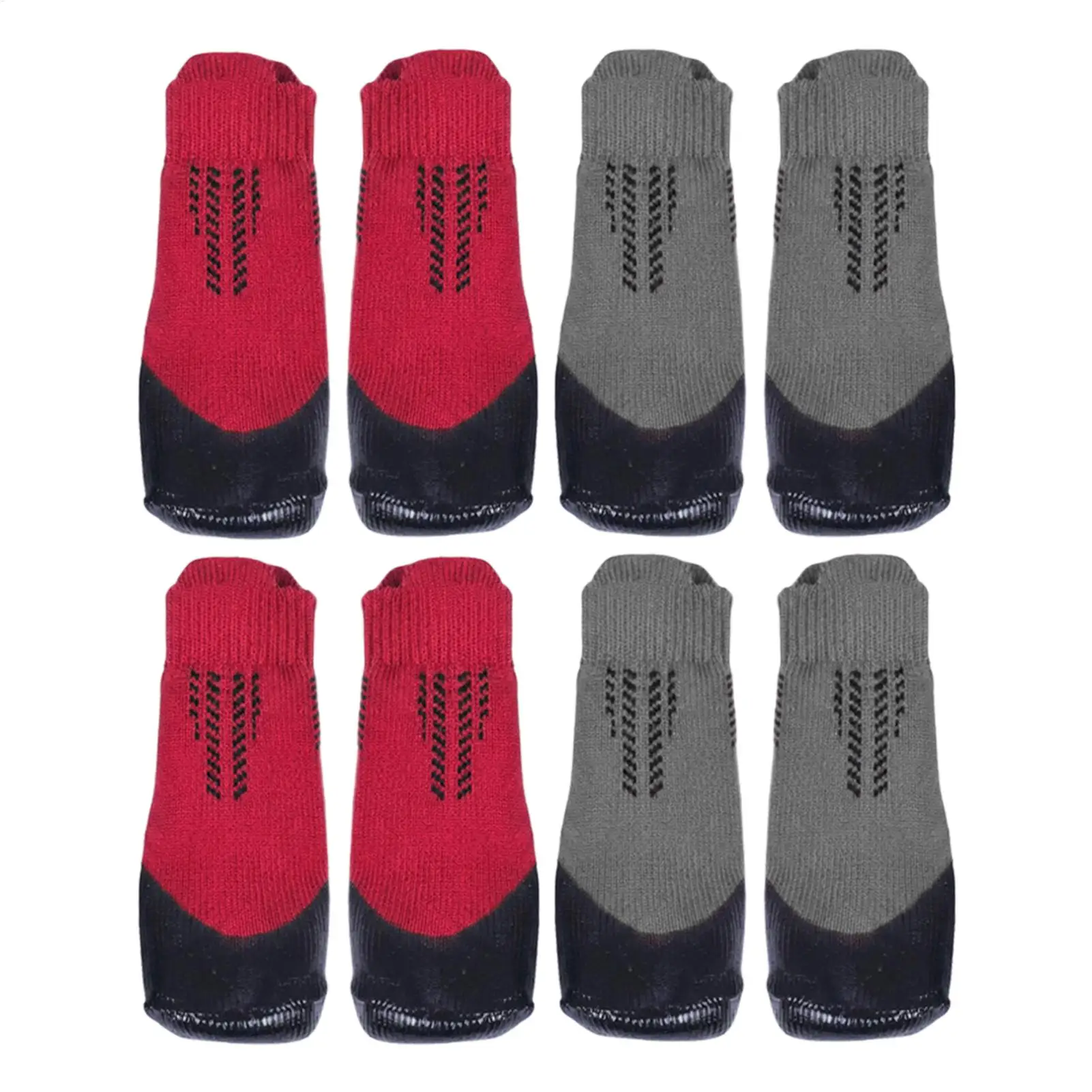 Socks for Dogs 4 Pieces Pet Booties Small Dog Shoes for Outdoor Indoor Living Room Apartment Backyard Walking Travel Camping view 2