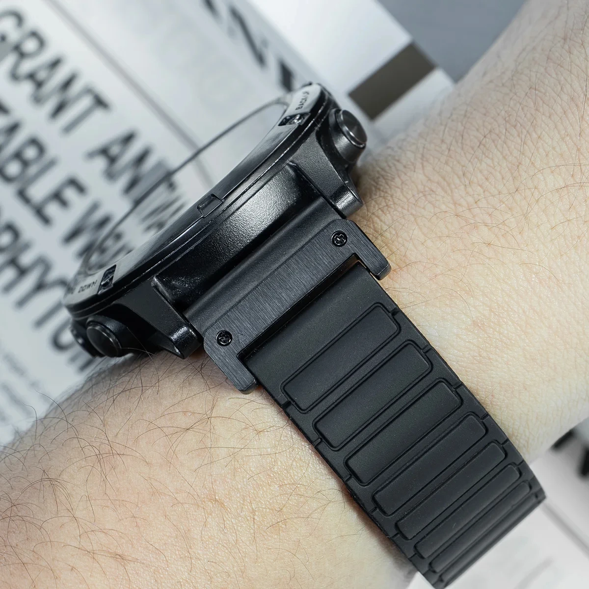 22 26 mm Quick Fit Silikonarmband für Garmin Fenix 8 47 mm/Fenix E/Fenix 6 Pro/6/7/7 Pro/5/5 Plus Band für Forerunner 965/955/945 – Detail 5