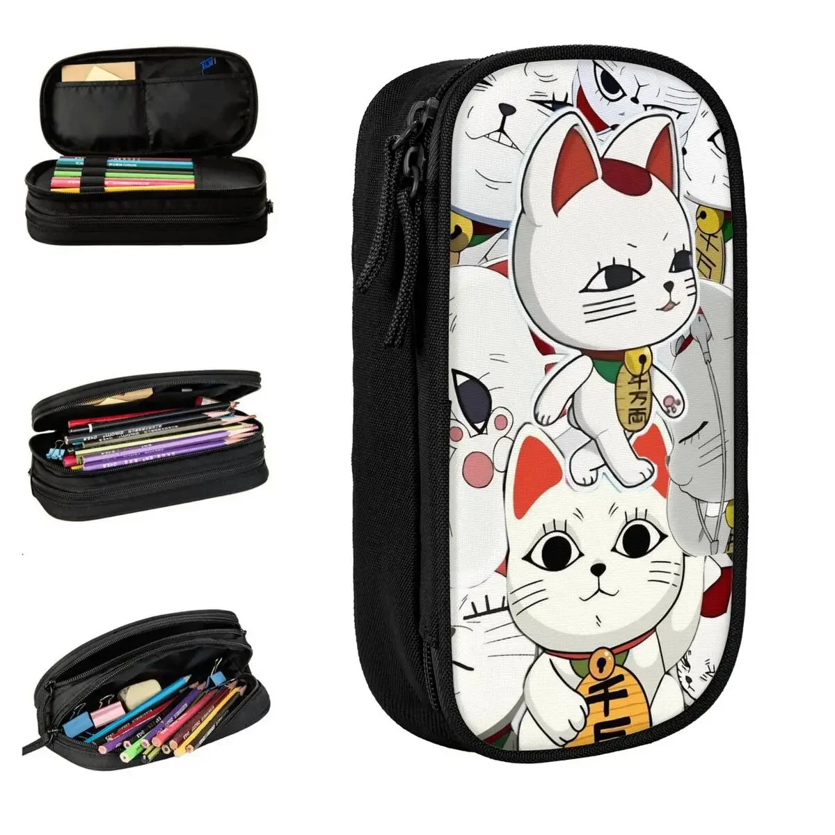 Dandadan Anime Turbo Granny Pencil Cases New Pen Bags Student Large Storage Office Cosmetic Pencil Pouch