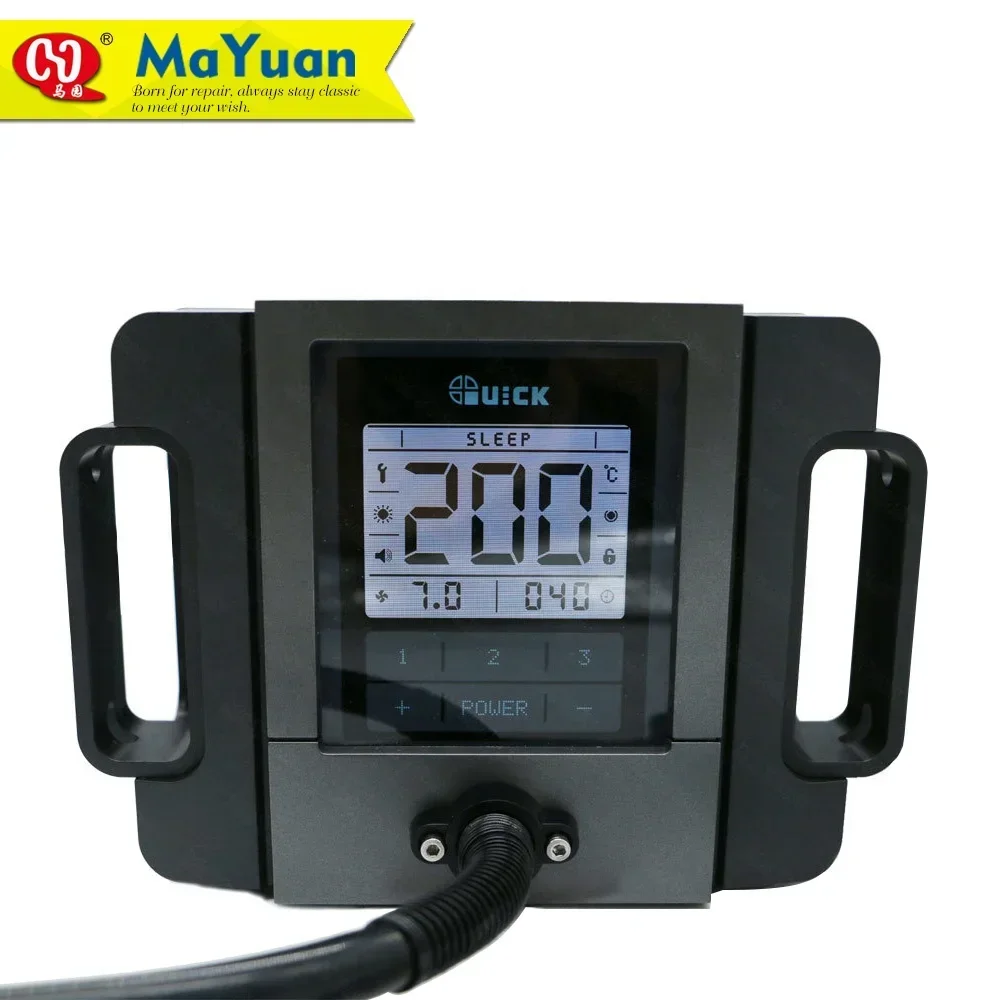 QUICK TR1100 Touch Control Auto Sleep SMD Hot Air Rework Station for Mobile Phone Chip Repair