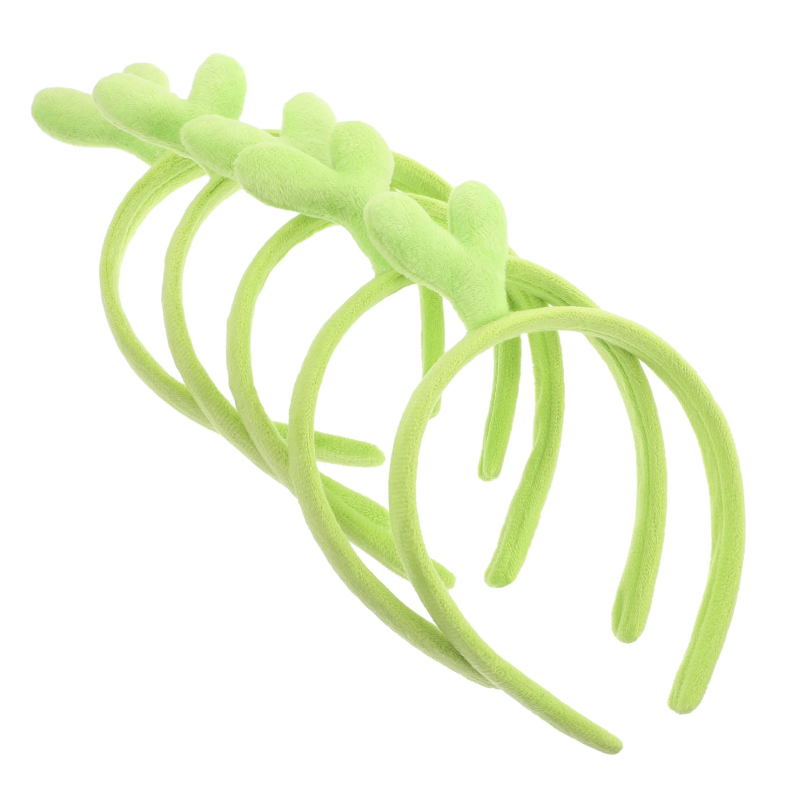 

5 шт., милая забавная повязка для волос с ростками фасоли, повязка для волос с растительной тематикой для йоги, спа-вечеринки, аксессуары для ухода за кожей, заколка для волос с зеленым листом