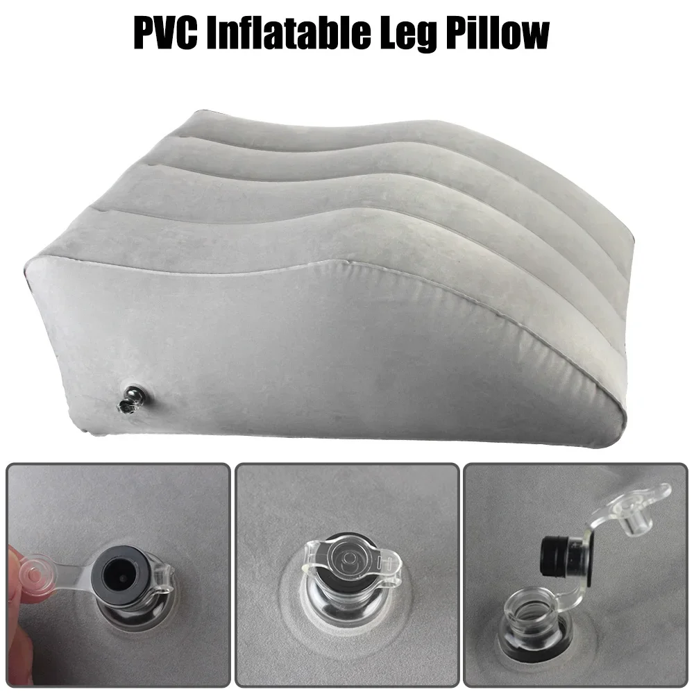 Foot Pillow Elevation Leg Pillows For Travel Camping Sleeping Inflatable Leg Pillow Portable PVC Wedge Pillow Knee Cushion Neck