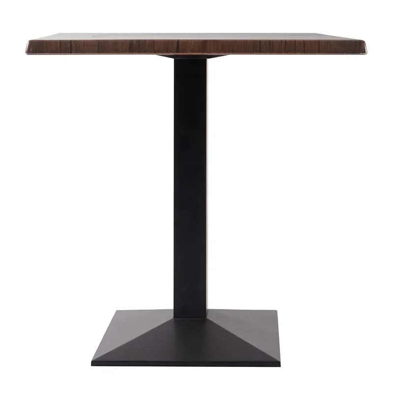 

# Modern Patio Restaurant Optional Top Furniture Outdoor Garden Cafe Square Aluminum Dining Table #