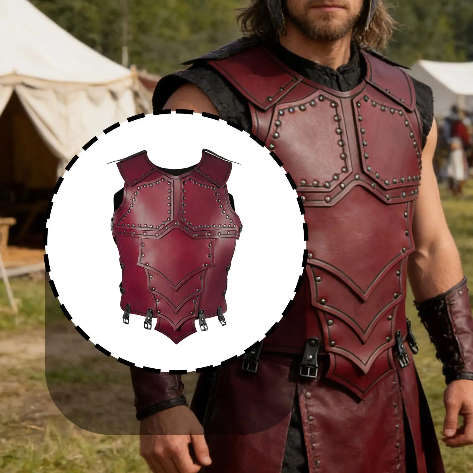 

Средневековые нагрудные доспехи для костюма, готический декоративный рыцарский наряд, регулируемые пряжки, искусственная кожа, для мужчин, женщин, взрослых, пиратов