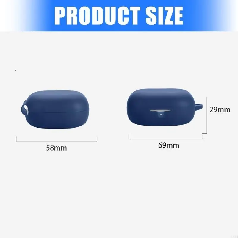 헤드폰 커버 충격 방지 랩 케이스 스킨 스크래치 가드 세척 가능한 실리콘 하우징 쉘 이어 버드 그립 X9