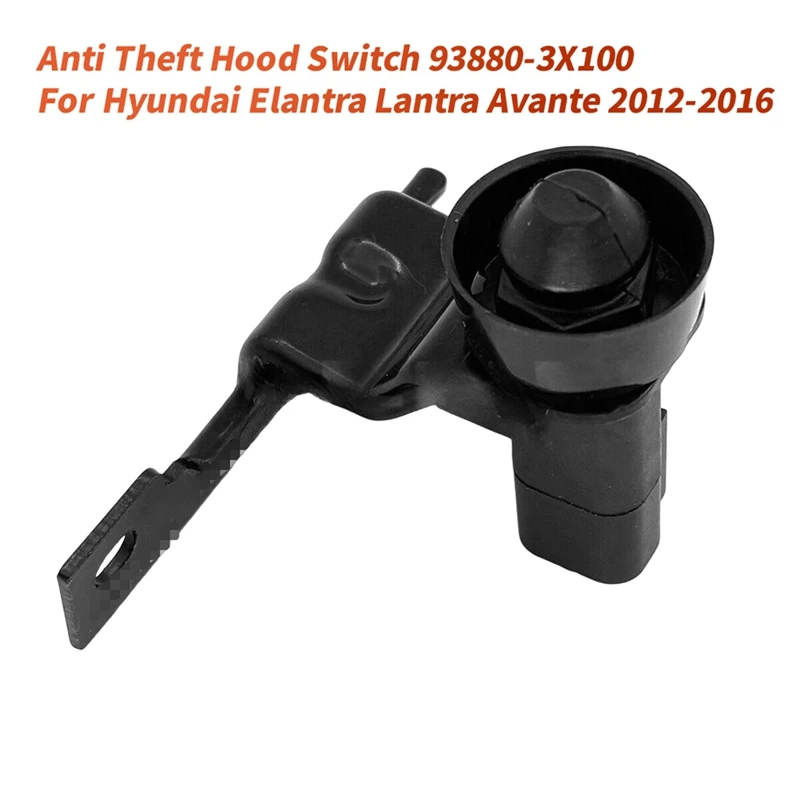 NCSMT Car Hood Lock Alarms Switch 93880-3X100 for Hyundai Elantra Lantra Avante 2012-2016 Anti Theft Hood Switch 938803X100