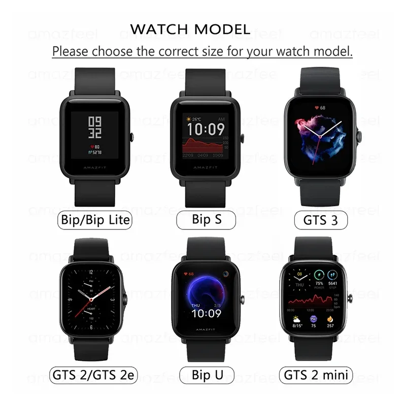 Stainless Steel Strap For Amazfit Bip U Pro S Lite Bracelet + Protective Cover For Amazfit GTS 3 2 Mini Case Metal Wristband