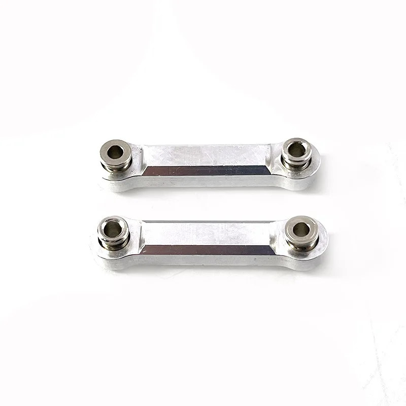 MJX 1/14 14301 14302 Metalowe części zamienne do układu kierowniczego - aluminiowy zestaw przednich drążków kierowniczych do samochodów RC, zamienne drążki kierownicze