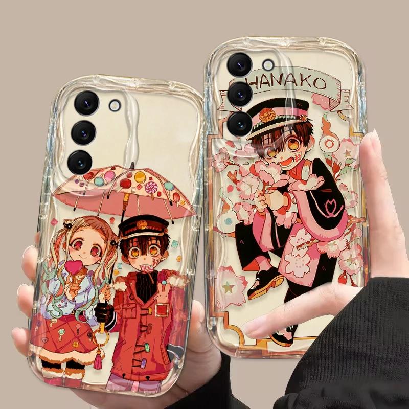 Toilet Bound Hanako Kun Cover For S21 S23 S24 Ultra Plus FE A55 A35 A25 A05S A54 A53 A52 A33 A32 Wave Oil Phone Case