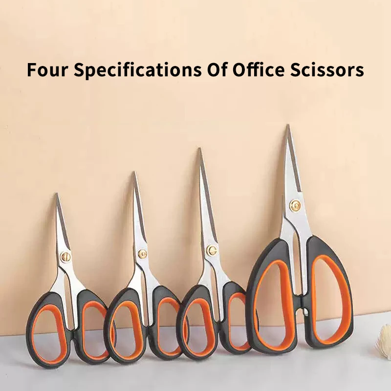 

Professional Stainless Steel Scissors - All-in-One Tool for Office, Crafting, Tailoring | School & Home Use with Non-Slip Grips