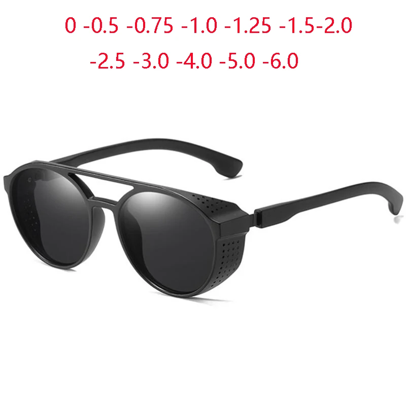 

Prescription Lenses Polarized Men Sunglasses Women Anti-glare UV400 Oval Short-sight Eyeglasses Diopter 0 -0.5 -0.75 To -6.0