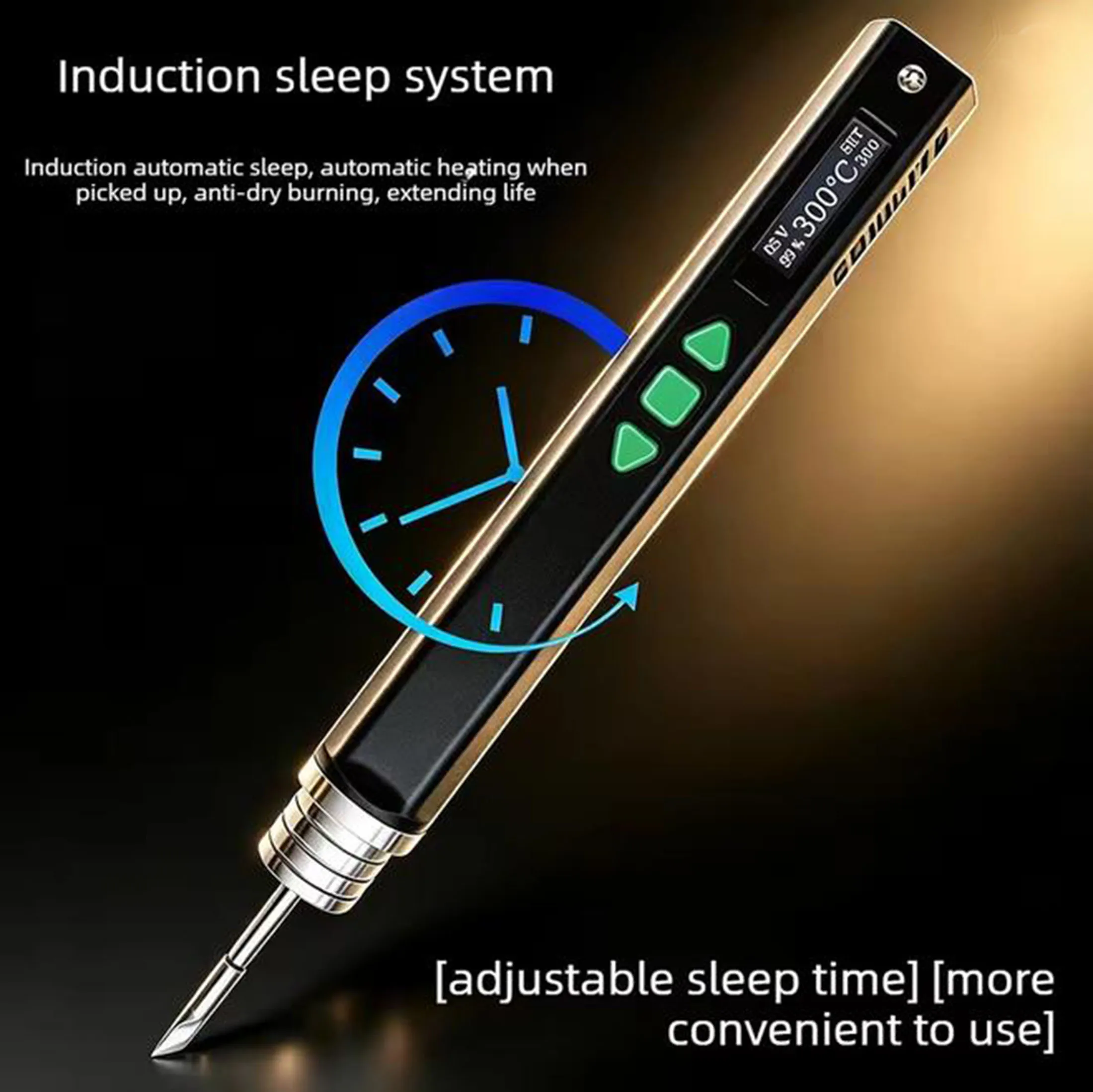70W Soldering Station (Adjustable Constant Temperature, Rapid Heating Kit) with C210-K tip Integrated Heating Element
