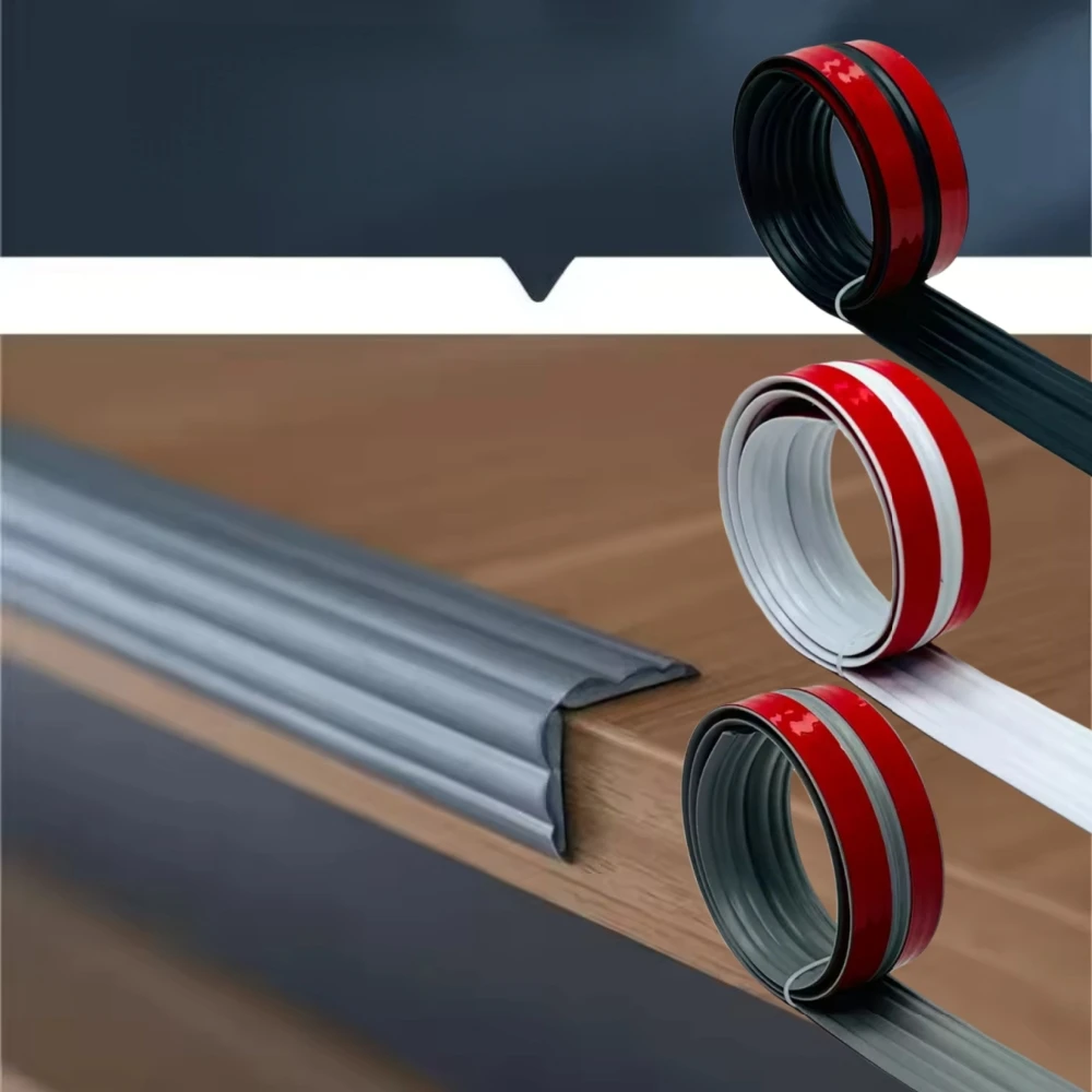 1 قطعة 78.74inX1.57in عصا حافة الحائط حامي ، حراس الزوايا الداخلية والخارجية ، زخرفة قولبة ذاتية اللصق للطاولة ، إطار الباب