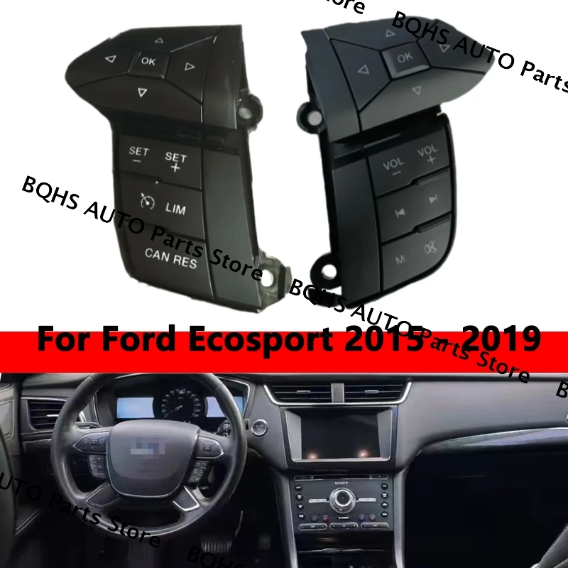 

Переключатель на руле, кнопка круиз-переключателя, регулятор громкости OE: GR2T-9E740 для Ford Ecosport 2015 2016 2017 2018 2019