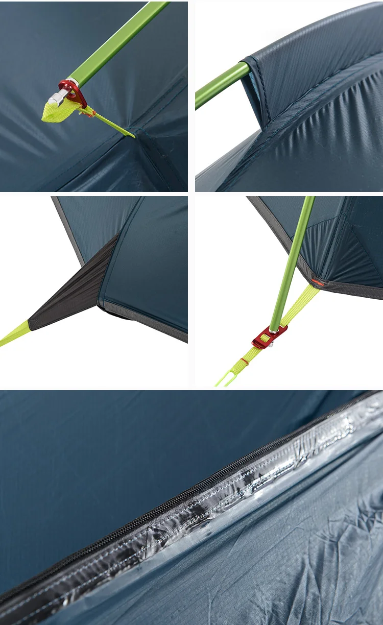 Naturehike Tagar Campingzelt, ultraleicht, 4000 mm, wasserdicht, Überdachungszelte, 1–2 Personen, schneller Aufbau, Outdoor-Rucksack, Fahrradzelt – Detail 9