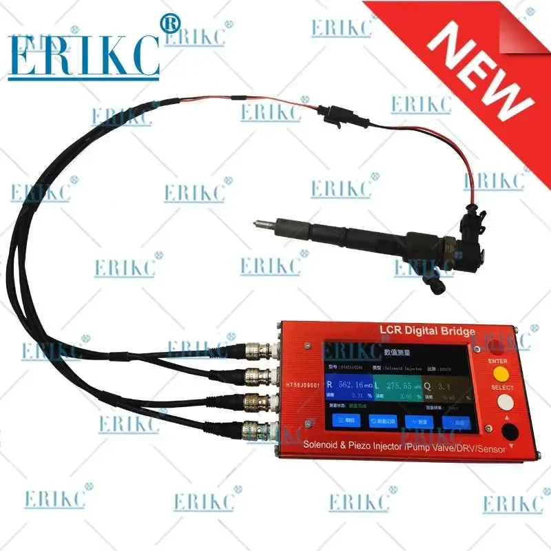 LCR02 EUI/EUP ZME DRV Valves Injector LCR Tester English Version E1024142 Common Rail Diesel Fuel Electromagnetic Injectors Test