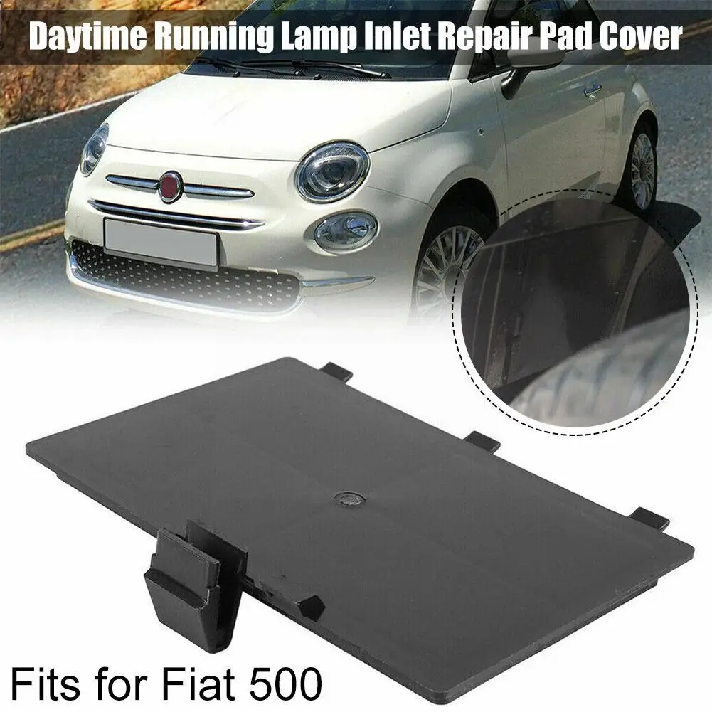 For 71752114 Fiat 500 2007 Wheel Eyebrow Daytime Running Lamp Entrance Pad Maintenance Parts Inlet Light Cover Auto Repair G0M9