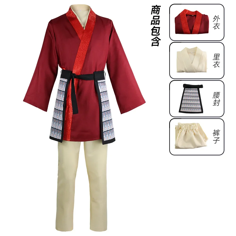 Cosplay storico de Mulan pour femme, versione live action, performance sur scène