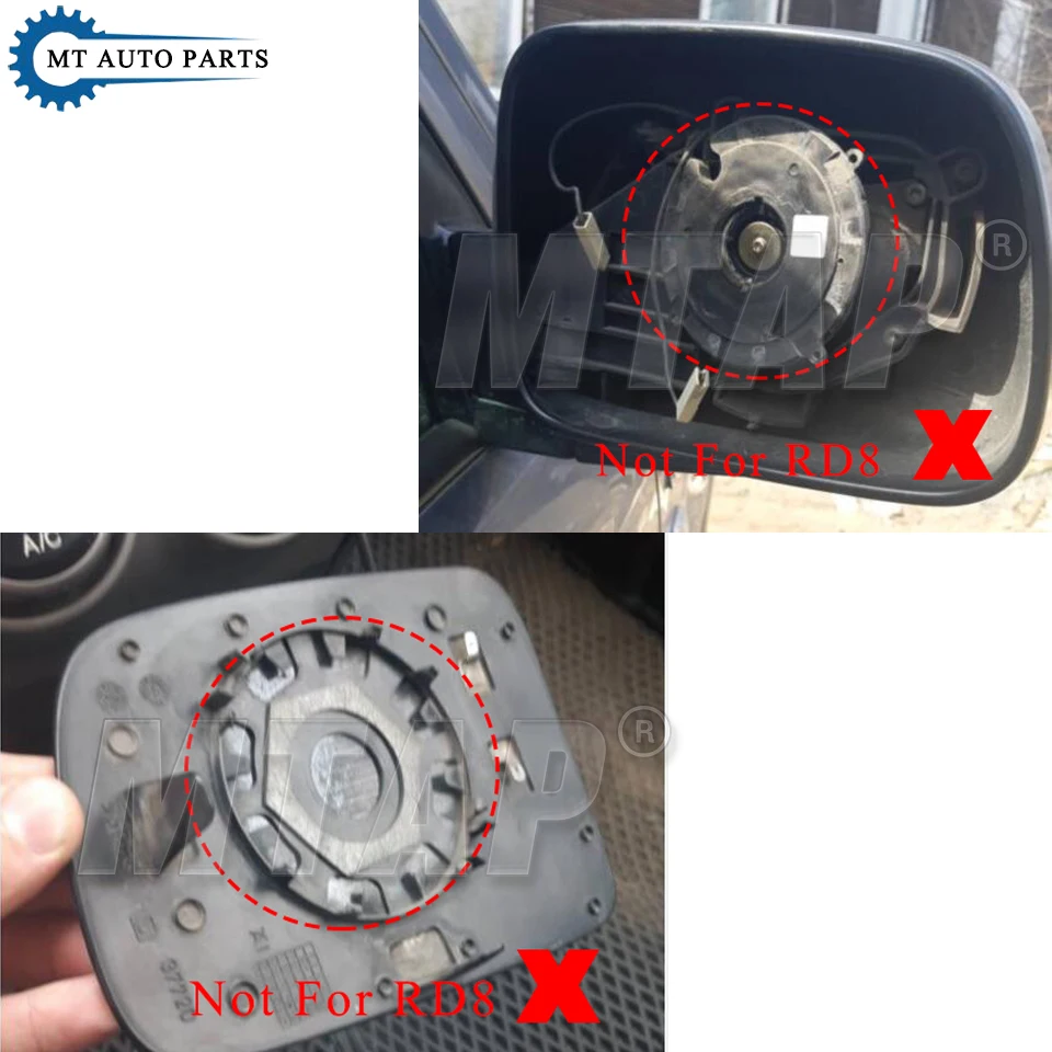 MTAP Heating Car Exterior Door Rearview Mirror Lens For HONDA CRV CR-V 2002 2003 2004 2005 2006 RD5 RD7 Side Mirror Glasses