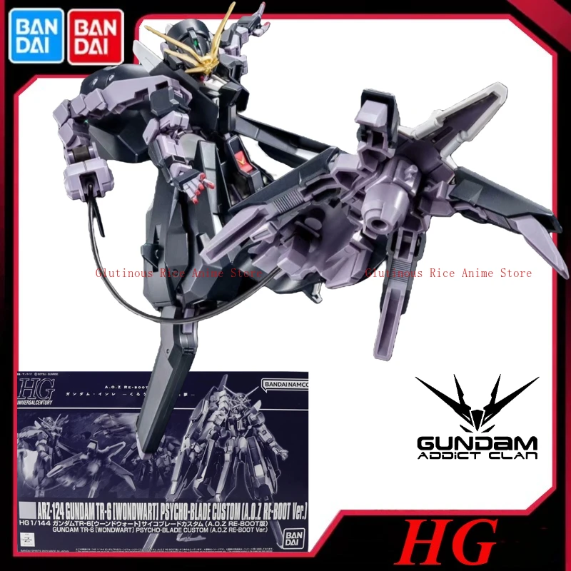 

Bandai Original group Gundam HGUC ARZ-124 GUNDAM TR-6 Anime Figurines Toys for Boys Kids Gift Collection Model Ornaments