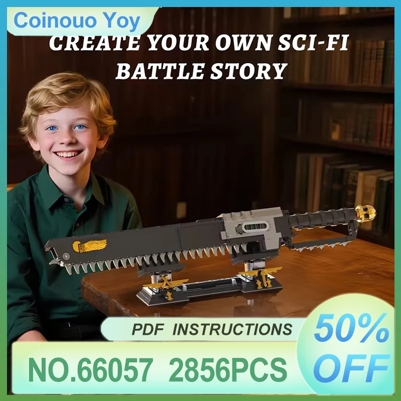 Display-worthy New Educational Fun Chainsword Xbert 66057 Blade Mechanical Game Building Blocks Brick DIY Toy Chrismas Gifts Kid