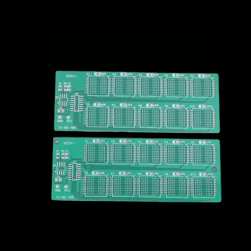 [F] BGA Chip Soldering Practice Board Kit Decimal Flowing Lights Teaching Practical Training Soldering Practice Loose Parts