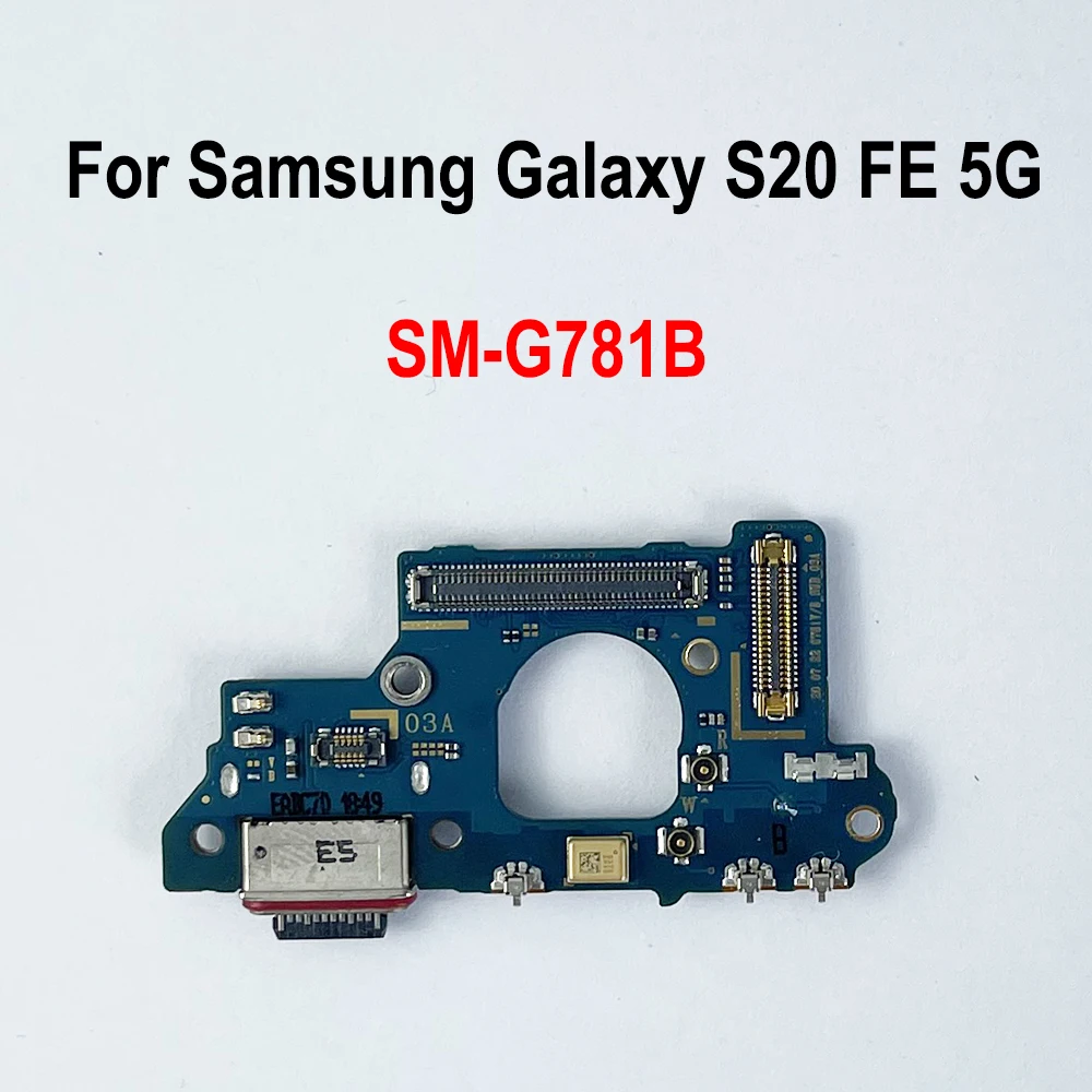 Flex di ricarica per Samsung Galaxy S20 FE 5G / SM-G781B porta di ricarica USB connettore Jack Dock scheda di ricarica cavo flessibile