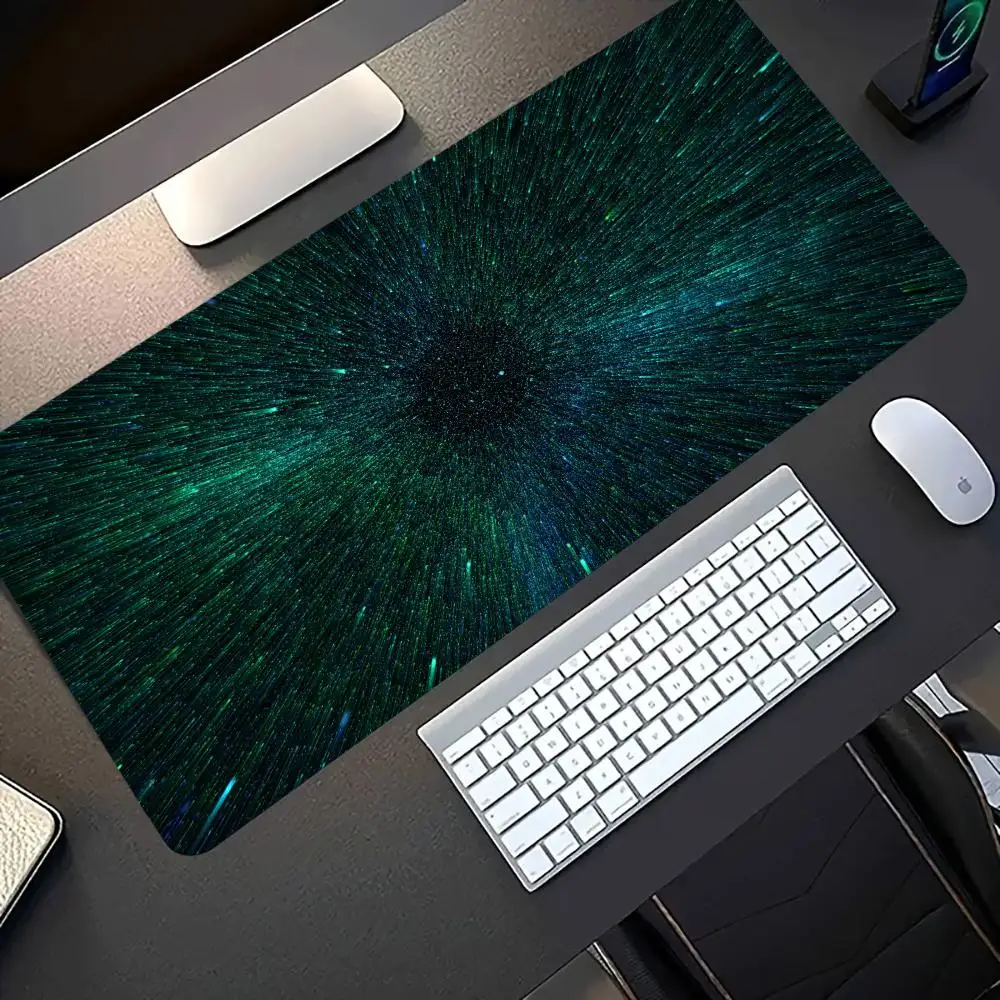 pc accessories gaming mats Computer Desks pad large mouse pad desk pad rubber anti-slip edge locking Starry Night Space office