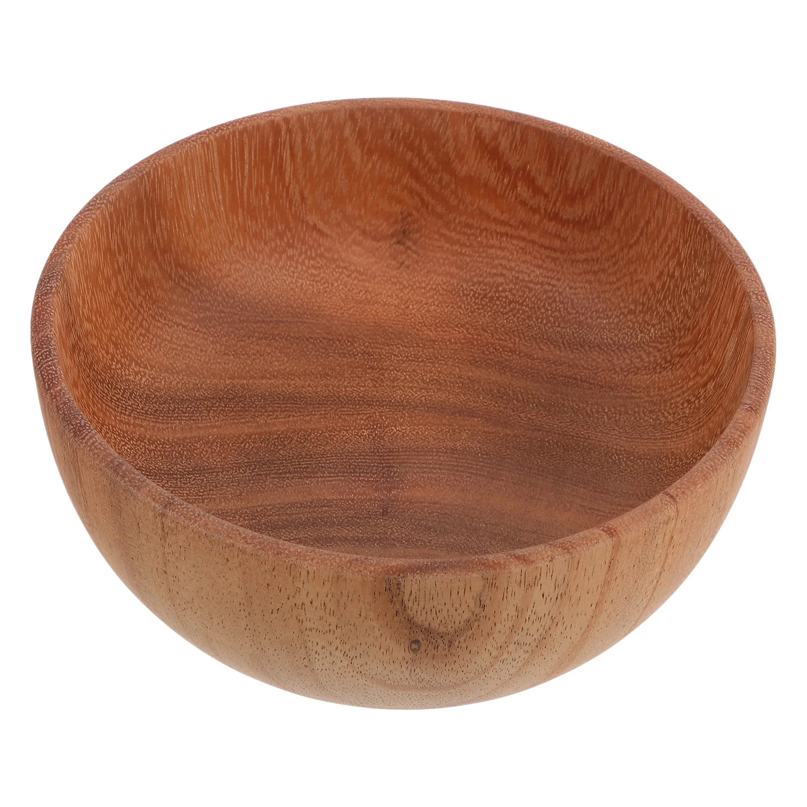 

Acacia Wood Bowl Large Size Brown Wooden Salad Bowls Home Use Round Handcrafted Functional Versatile Elegant Minimalist Safe