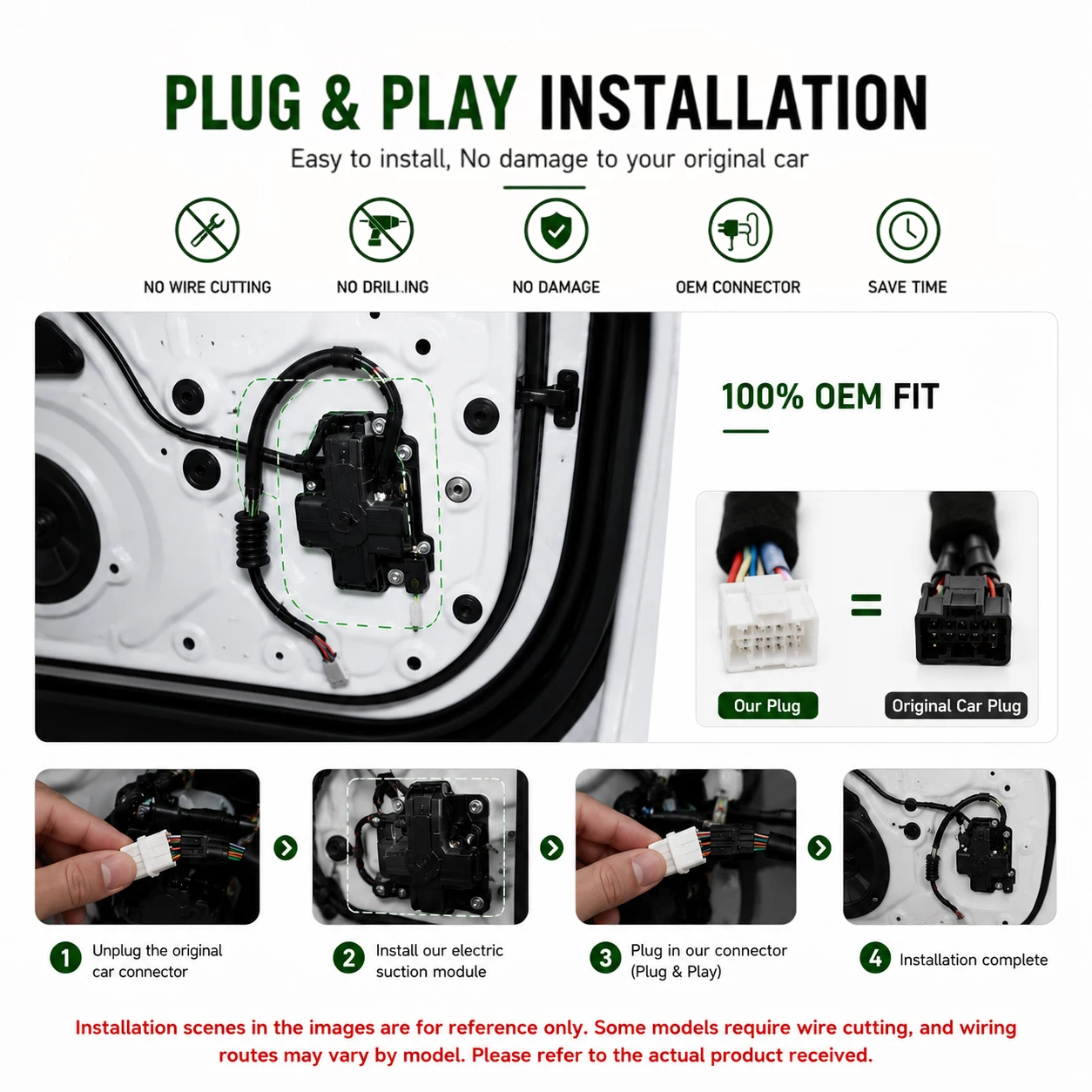 For Rox 01/Polestones 01/Rox Adamas Car Soft Close Door Latch Pass Lock Actuator Auto Electric Absorption Suction Silence Closer
