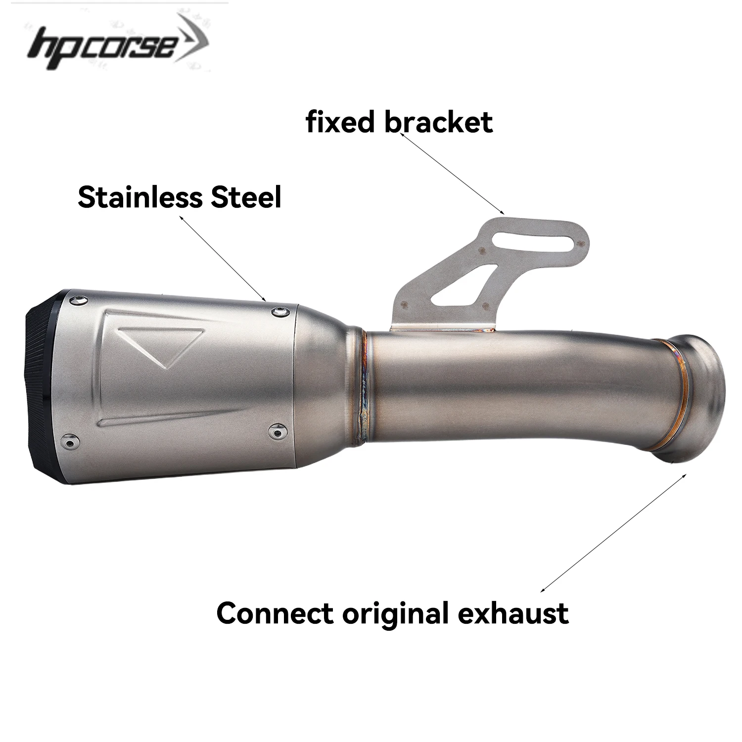 Slip On For KTM 1290 Super Duke Muffler System Exhaust Header Link Mid Pipe Exhaust System