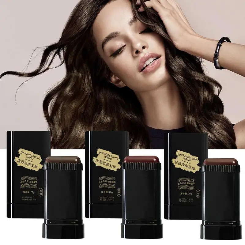 

Портативная кисть для краски для волос, палочка для краски волос, временная палочка для покрытия корней, инструмент для покрытия седых волос, тени для корней волос для мужчин и женщин