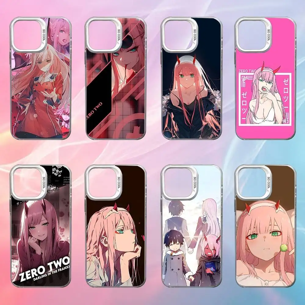 

D-Darling in the F-Franxx Phone Case For iPhone 17,16,15,14,13,12,X,8,Pro,Max,Plus,SE4,Air,Mini White IMD HD Matte