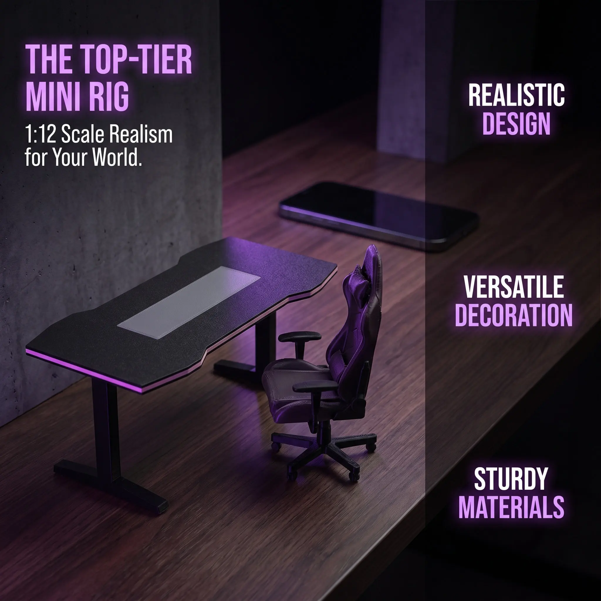 Desk Setup Diy - 1 Adet Minyatür Oyun Masası ve
