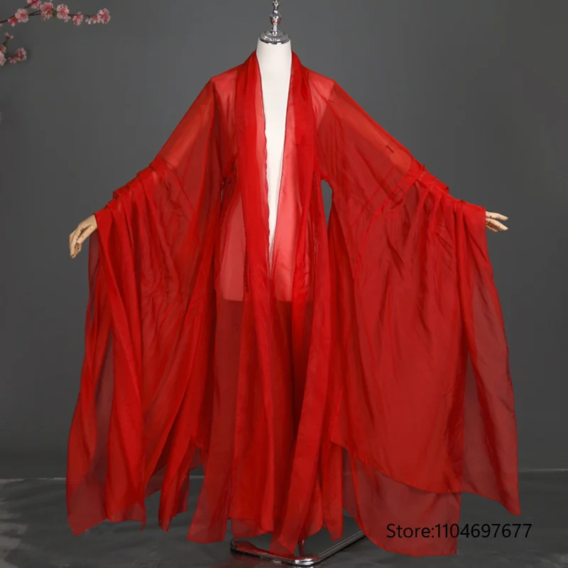 Chinese Traditional Hanfu Dress Cosplay Costume Ethnic Style Show Stage Women's Classical Dance Clothes Party Photo Clothing - view 5