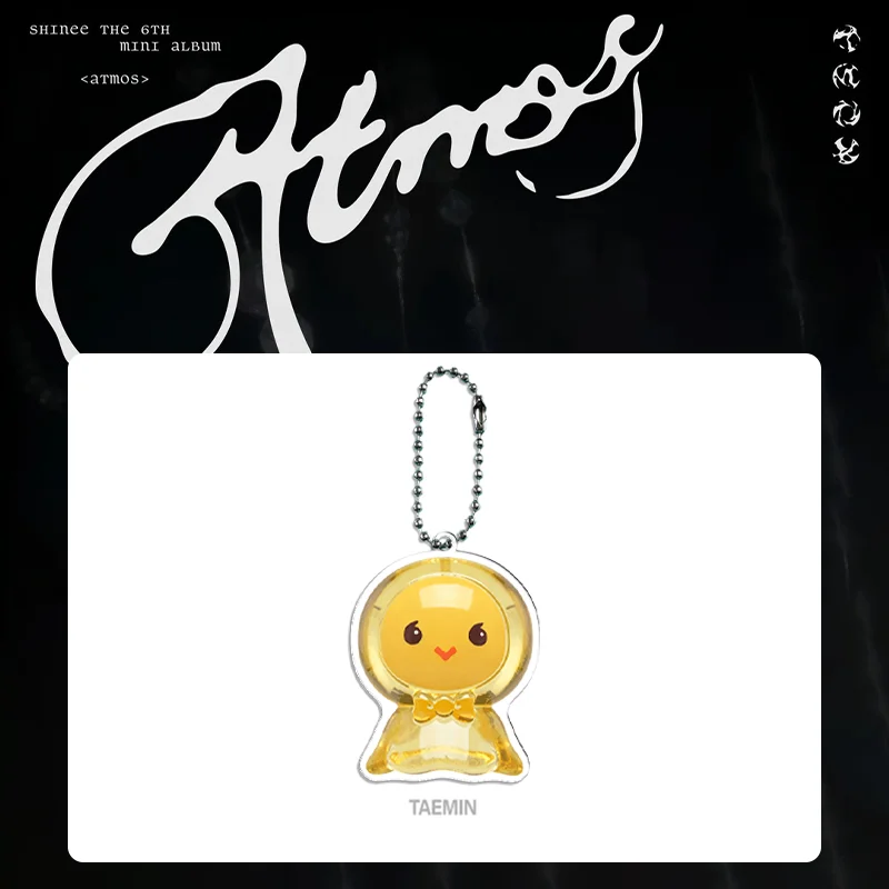 SHINee Cartoon Keychain 7th Concert Bead Chain Bag Charms Keyring
