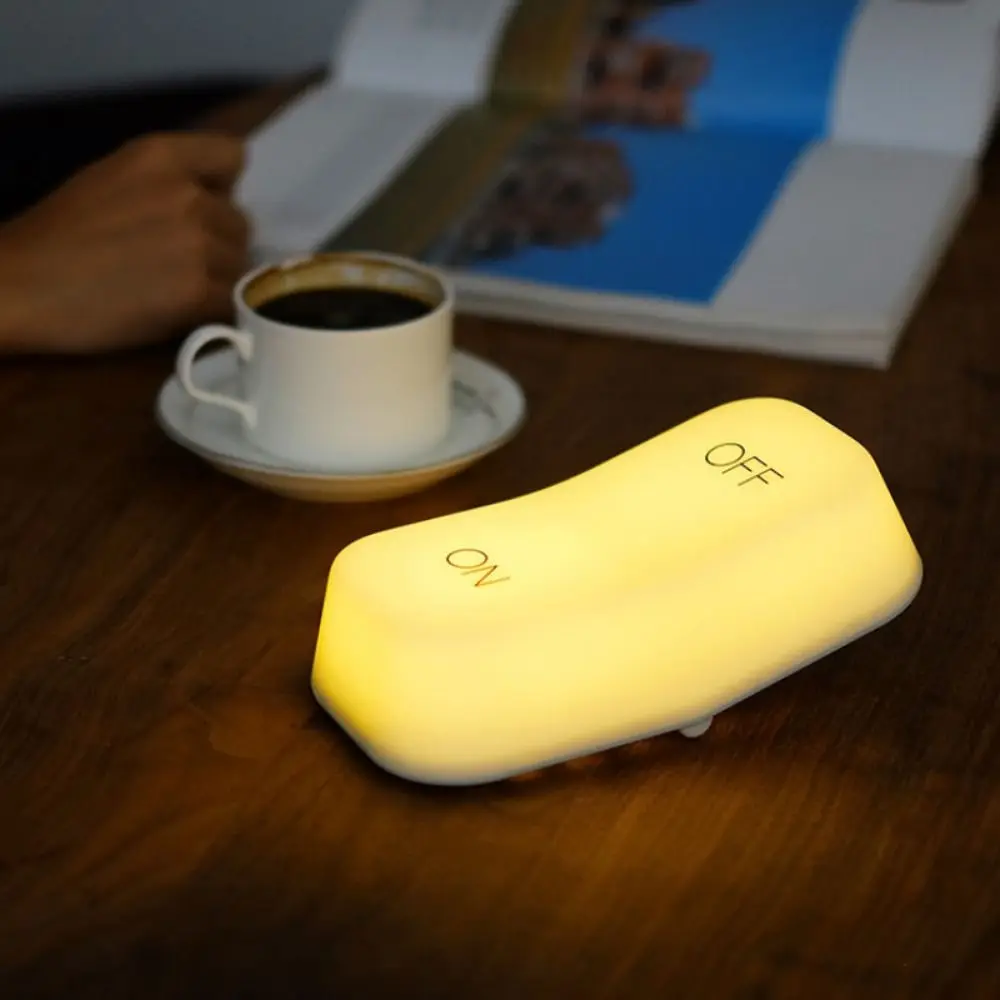 

Gravity Induction LED Switch Night Light 2 Modes White/Yellow Light Creative LED Lamp Soft Light ON/OFF Switch Modeling